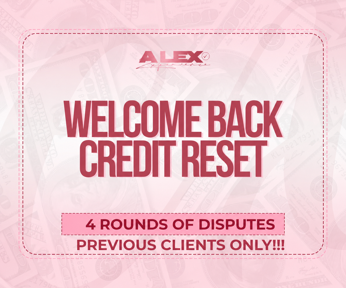 WELCOME BACK CREDIT RESET